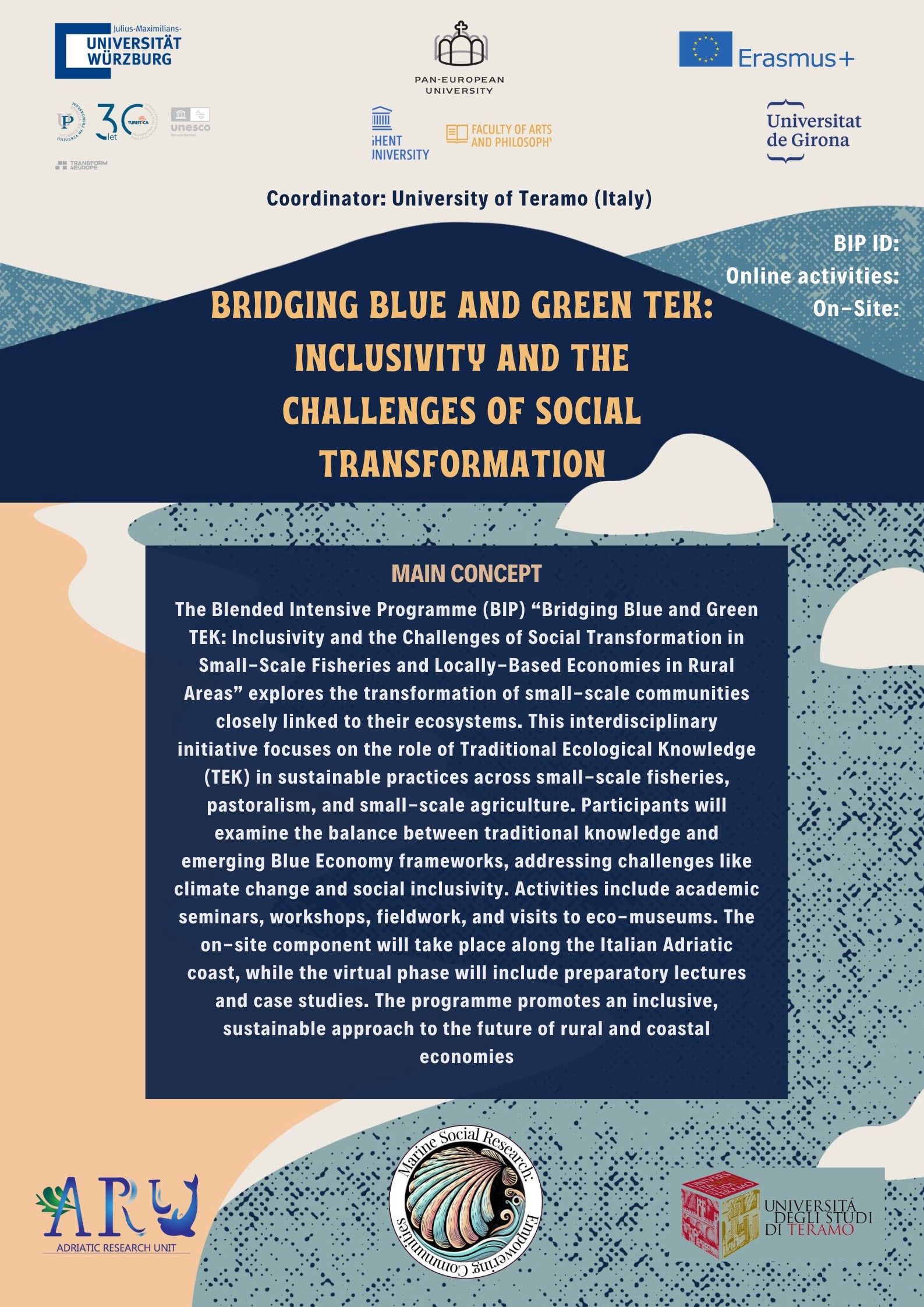 Bringing Blue and Green Tek: Inclusivity and the Challenges of Social Transformation - Teramo