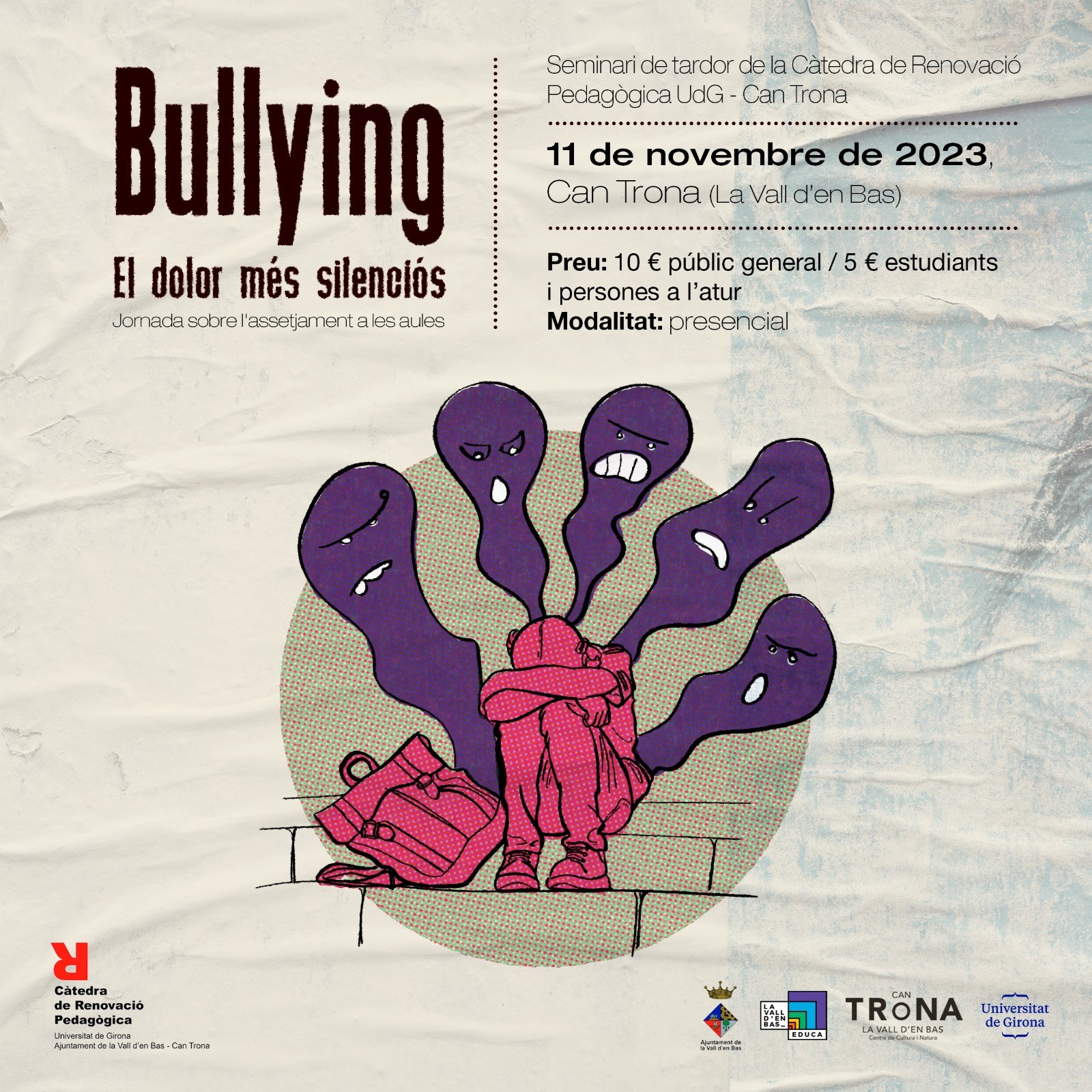 Jornada de Tardor: Bullying: El dolor més silenciós