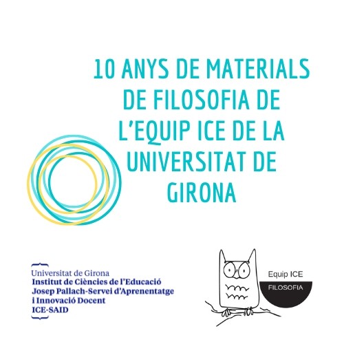 Deu anys de l’Equip de Filosofia de l´ICE Josep Pallach de Girona