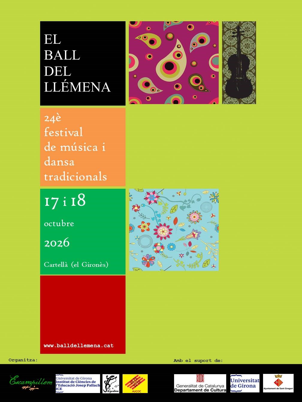 El Ball del Llémena 2026 - curs intensiu de música i dansa tradicionals