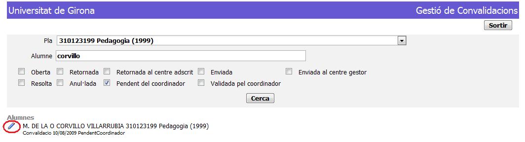 Exemple de Cerca d'un pla de primer i segon cicle homologat