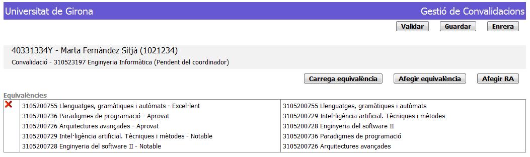 Afegir el Reconeixement Acadèmic
